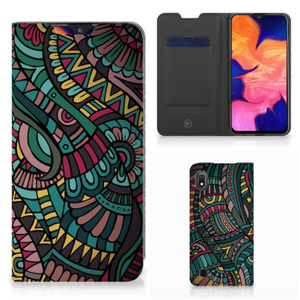 Samsung Galaxy A10 Hoesje met Magneet Aztec