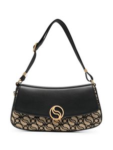 Stella McCartney sac porté épaule à logo S-Wave - Noir