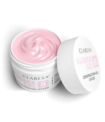 Claresa rubber gel 8 ballerina pink 45gr.