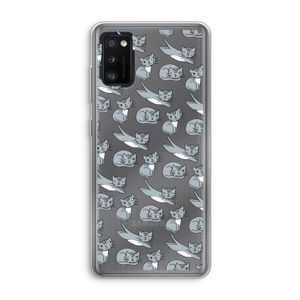 Poezen: Samsung Galaxy A41 Transparant Hoesje