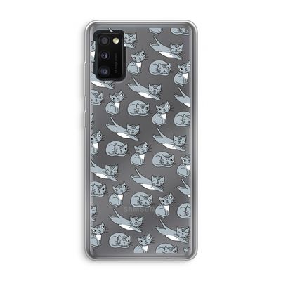 Poezen: Samsung Galaxy A41 Transparant Hoesje
