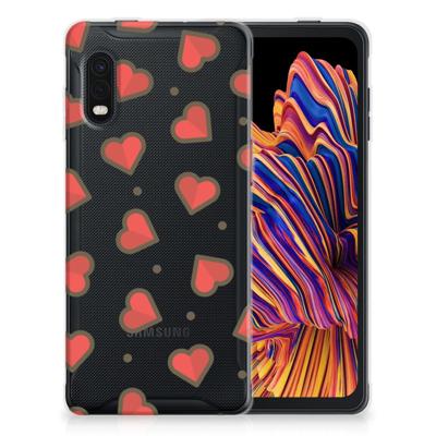 Samsung Xcover Pro | TPU bumper | Hearts
