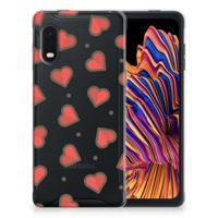 Samsung Xcover Pro | TPU bumper | Hearts