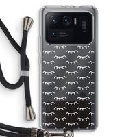Wimpers: Xiaomi Mi 11 Ultra Transparant Hoesje met koord