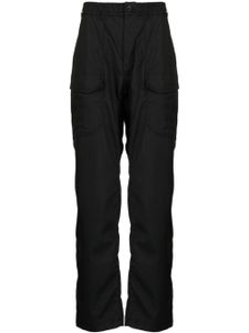 White Mountaineering pantalon droit à taille élastiquée - Noir