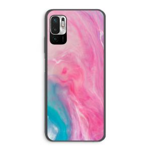 Roze explosie: Xiaomi Redmi Note 10 5G Transparant Hoesje
