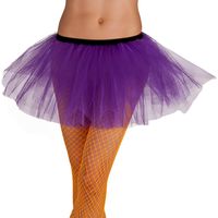 Dames Party Tutu Paars - thumbnail