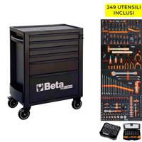 Beta Gereedschapswagen RSC24/6N 6 laden Limited Black Edition + 249 delige Gereedschapsset - 024006239