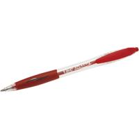 Balpen Bic Atlantis classic grip clic medium rood | 12 stuks