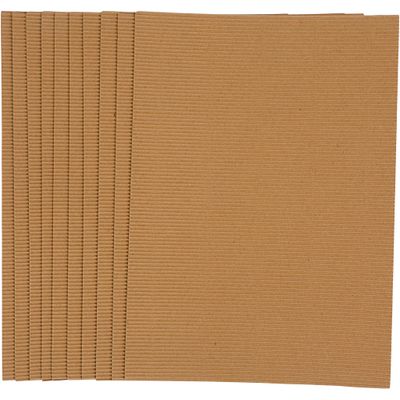 Creativ Company Ribbelkarton kleur 120gr, 10 vellen