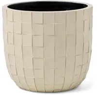 Pot bol blocks d9h8cm beige