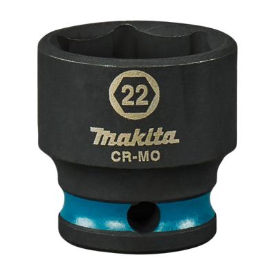 Makita E-16031 Impact Black Krachtdop 3/8" kort | 22 mm