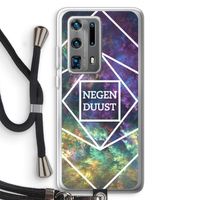 Negenduust ruimte: Huawei P40 Pro Plus Transparant Hoesje met koord