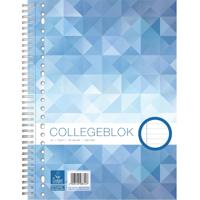 Collegeblok WORK A4 lijn 23-gaats 80vel 70gr