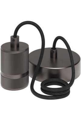 Circle HanglampPendel Cord gun metal grijs - 965240