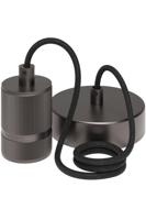 Circle HanglampPendel Cord gun metal grijs - 965240
