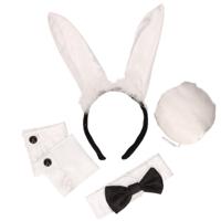 Bunny Playboy verkleed setje - dames - sexy konijn - butler - party - vrijgezellenfeest