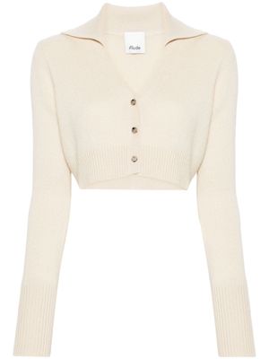 Allude cardigan en cachemire à col italien - Tons neutres