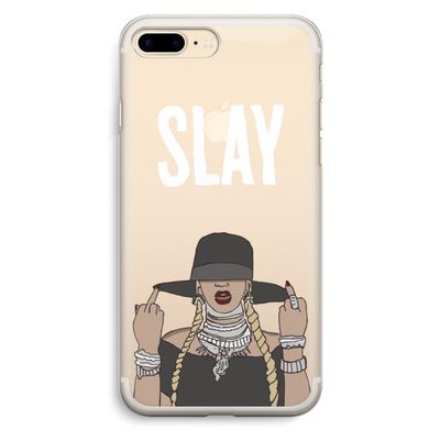Slay All Day: iPhone 7 Plus Transparant Hoesje
