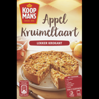 Koopmans Appelkruimeltaart Bakmix 410g bij Jumbo