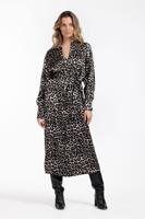 Studio Anneloes Fine Animal Dress 12435 Jurk 9190 Light Grey/black