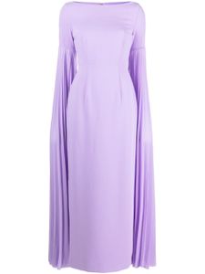 Solace London robe Grace à coupe longue - Violet