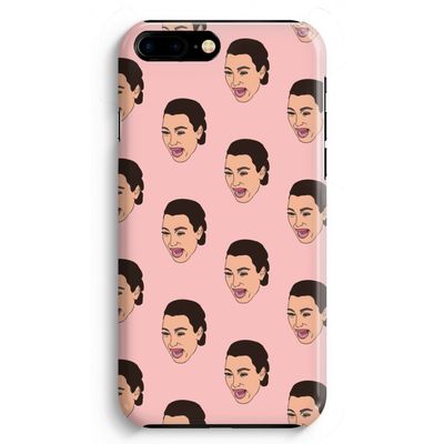 Ugly Cry Call: iPhone 8 Plus Volledig Geprint Hoesje