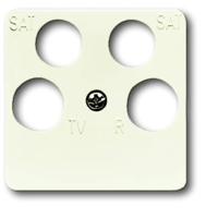 Busch-Jaeger 2CKA001753A8634 Aansluitdoos voor satellietschotel Afdekking Parel-wit, Crème-wit 1 stuk(s)