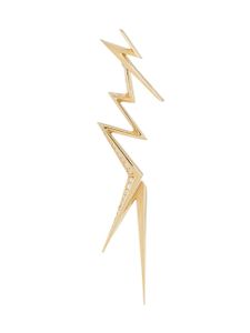 LE STER boucles d'oreilles Thunderflash en or jaune 18ct ornées de diamants