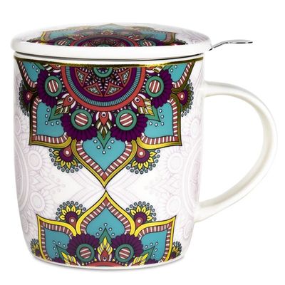 Theemok Set Mandala Turquoise