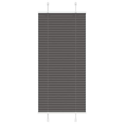 Pliss rolgordijn 55x100 cm stofbreedte 54,4 cm polyester zwart