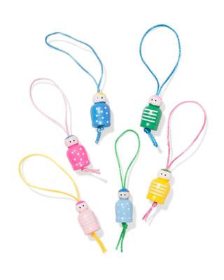 HEMA Gelukspoppetjes - 6 Stuks
