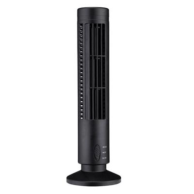 Toren type USB elektrische ventilator bladloze Air-conditioning ventilator (zwart)