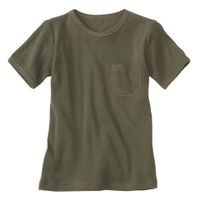 T-shirt van bio-katoen met elastaan, kaki Maat: 98/104