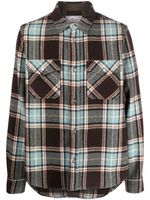 Woolrich chemise Alaskan Melton à carreaux - Marron