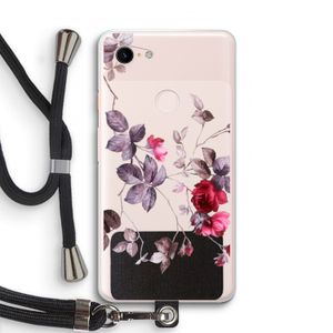 Mooie bloemen: Pixel 3 XL Transparant Hoesje met koord