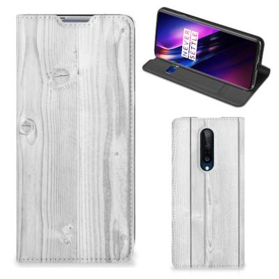 OnePlus 8 Book | Wallet Case | White Wood