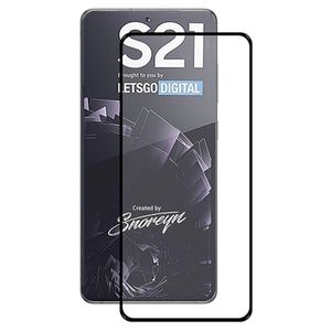 Samsung Galaxy S21 5G Hat Prince Full Size Glazen Screenprotector - Zwarte Rand