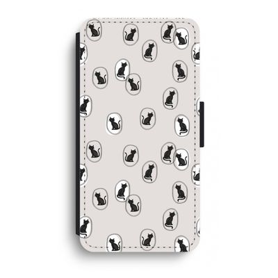 Miauw: iPhone XR Flip Hoesje