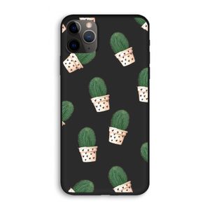Cactusprint roze: iPhone 11 Pro Biologisch afbreekbaar hoesje