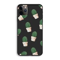 Cactusprint roze: iPhone 11 Pro Biologisch afbreekbaar hoesje