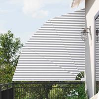 Balkon Privacy Scherm Antraciet en wit 210 x 210 cm Stof