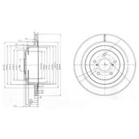 Delphi Diesel Remschijf BG3931 - thumbnail