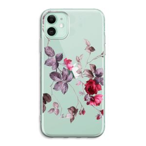 Mooie bloemen: iPhone 11 Transparant Hoesje