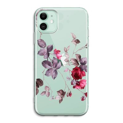 Mooie bloemen: iPhone 11 Transparant Hoesje