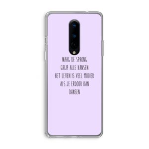Sprong: OnePlus 8 Transparant Hoesje
