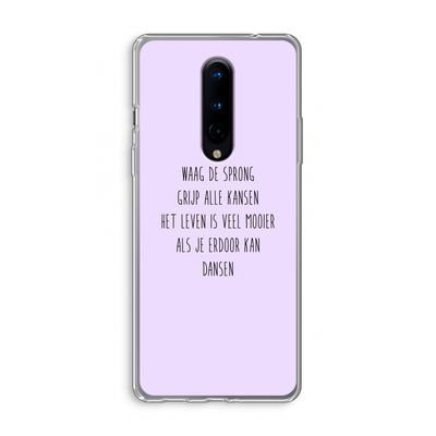 Sprong: OnePlus 8 Transparant Hoesje