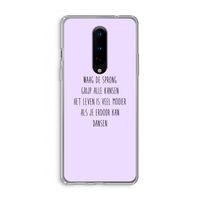 Sprong: OnePlus 8 Transparant Hoesje