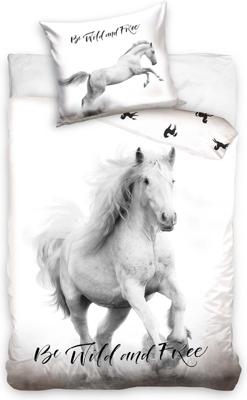 Animal Pictures Dekbedovertrek Paard wit - 140 x 200 cm - Katoen