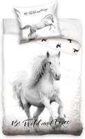 Animal Pictures Dekbedovertrek Paard wit - 140 x 200 cm - Katoen